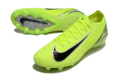 Unisex Nike Air Zoom Mercurial Vapor 16 Elite AG Artificial Grass Low-Tops Football Boots - Yellow/Silver/Black