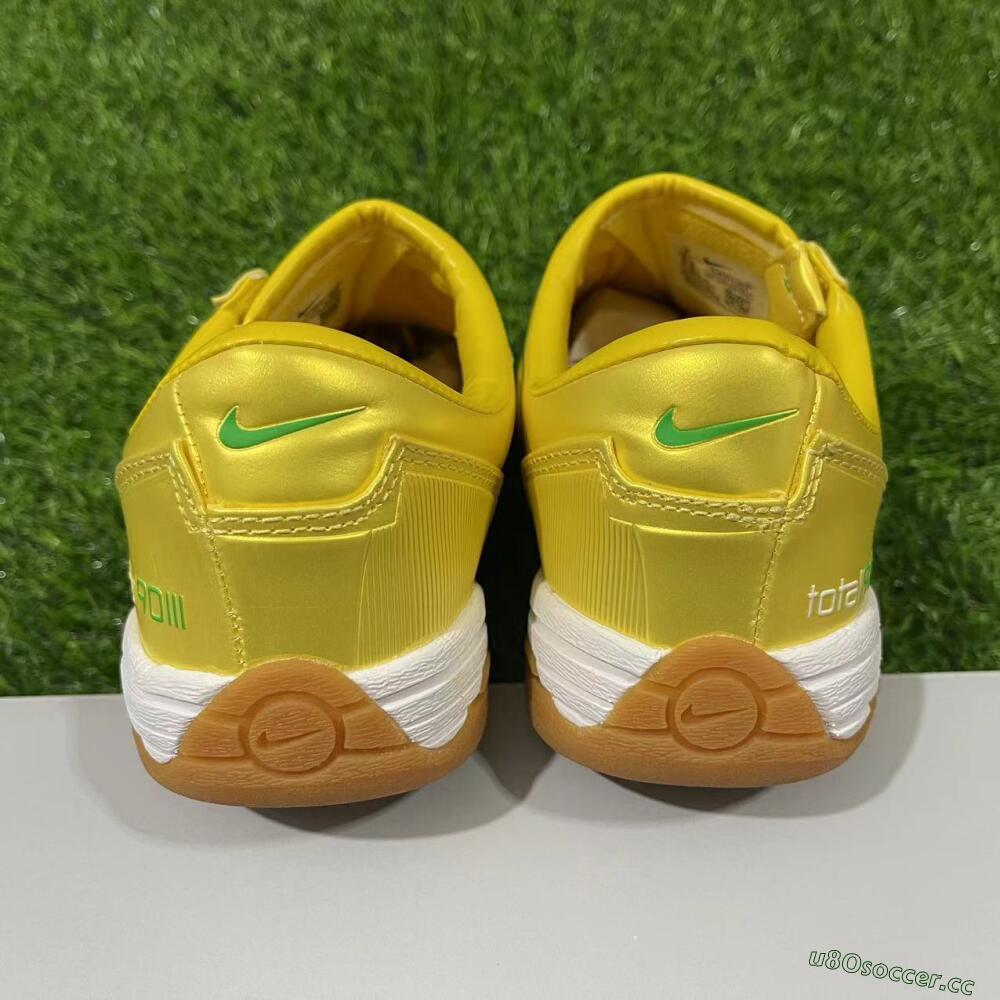 Men's Nike Total 90 II IC Indoor & Futsal Low-Tops Football Shoes - Yellow/Green/White