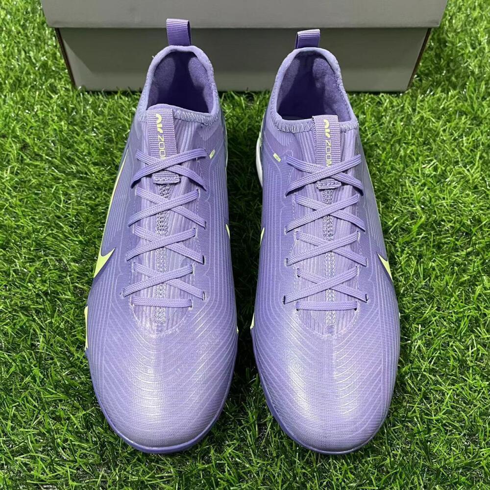 Unisex Nike Air Zoom Mercurial Vapor 16 Pro TF Artificial Turf Low-Tops Football Shoes - Purple/Yellow/White