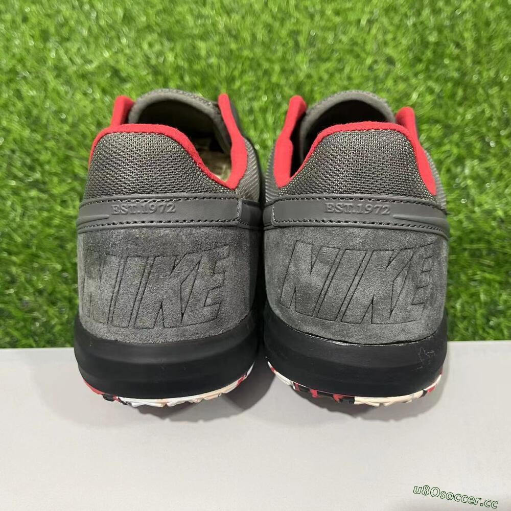 Unisex Nike Premier 2 Sala IC Indoor & Futsal Low-Tops Football Shoes - Grey/Black/Red