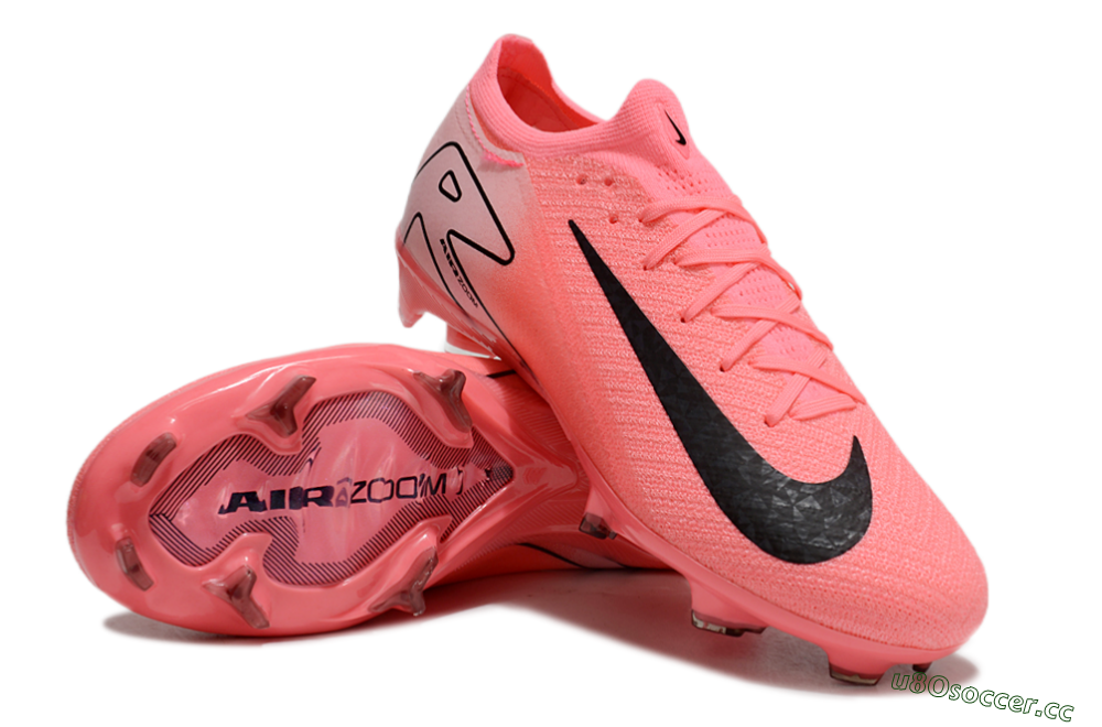 Unisex Nike Air Zoom Mercurial Vapor 16 Elite FG Firm Ground Low-Tops Football Boots - Red/Black 3