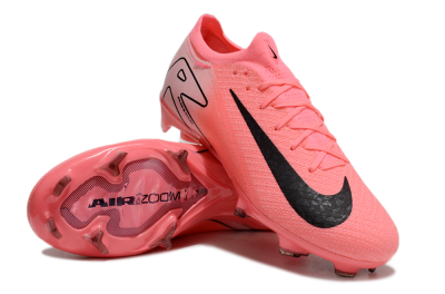 Unisex Nike Air Zoom Mercurial Vapor 16 Elite FG Firm Ground Low-Tops Football Boots - Red/Black