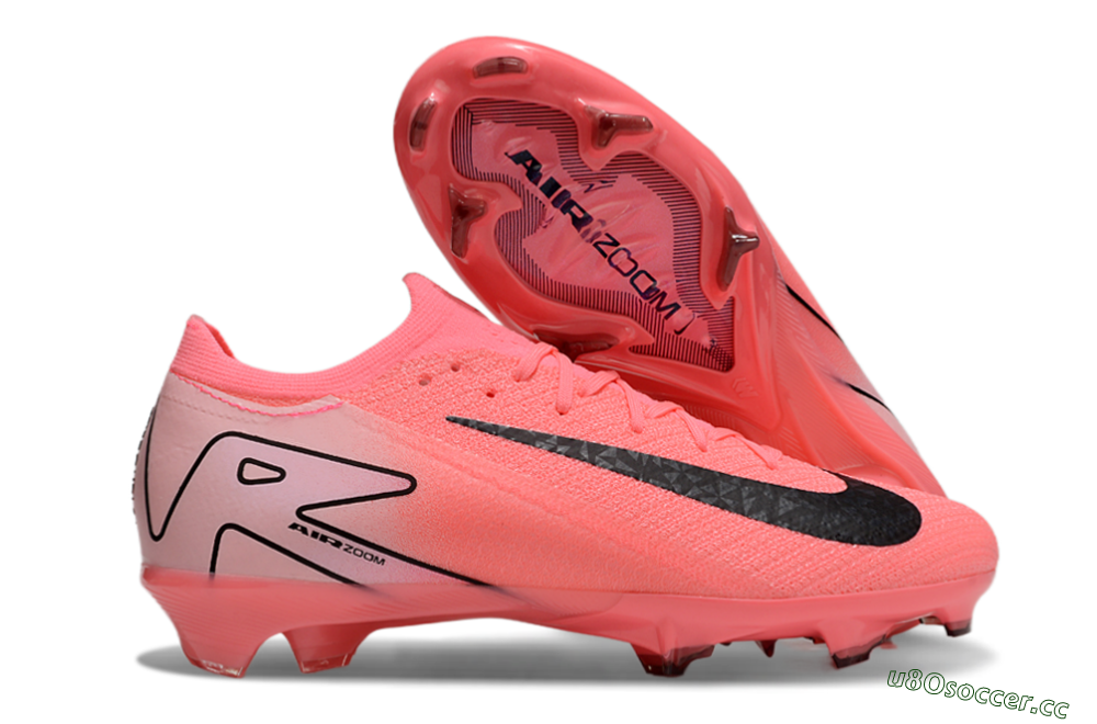 Unisex Nike Air Zoom Mercurial Vapor 16 Elite FG Firm Ground Low-Tops Football Boots - Red/Black 2