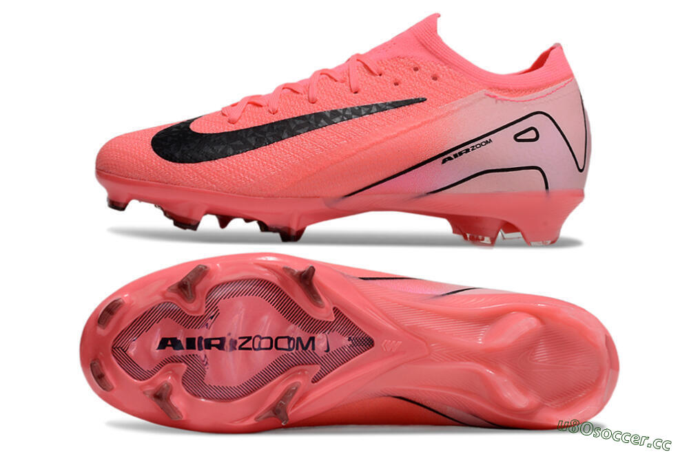 Unisex Nike Air Zoom Mercurial Vapor 16 Elite FG Firm Ground Low-Tops Football Boots - Red/Black 1