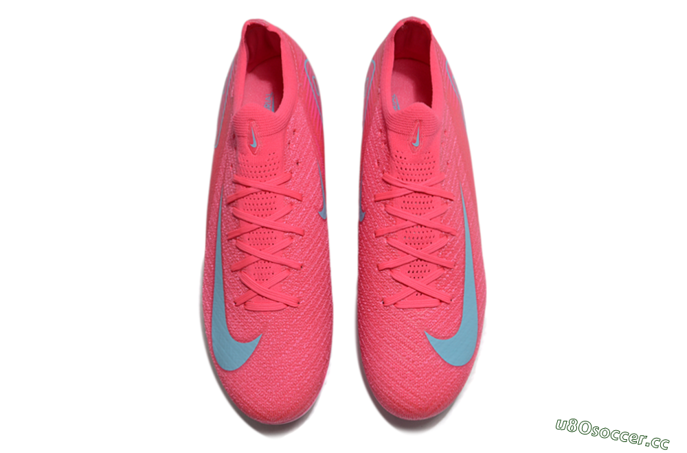 Men's Nike Air Zoom Mercurial Vapor 16 Elite SG Soft Ground Low-Tops Football Boots - Pink/Jade 4
