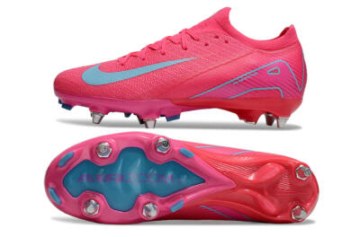 Men's Nike Air Zoom Mercurial Vapor 16 Elite SG Soft Ground Low-Tops Football Boots - Pink/Jade