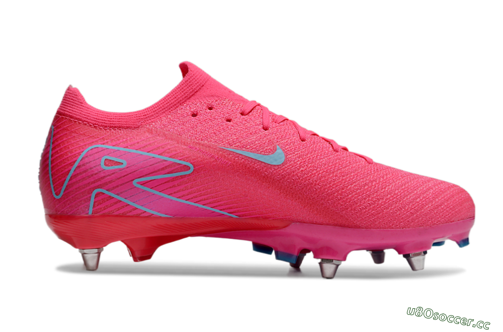 Men's Nike Air Zoom Mercurial Vapor 16 Elite SG Soft Ground Low-Tops Football Boots - Pink/Jade 7