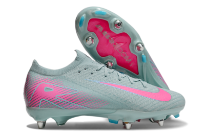 Men's Nike Air Zoom Mercurial Vapor 16 Elite SG Soft Ground Low-Tops Football Boots - Jade/Pink