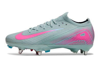 Men's Nike Air Zoom Mercurial Vapor 16 Elite SG Soft Ground Low-Tops Football Boots - Jade/Pink