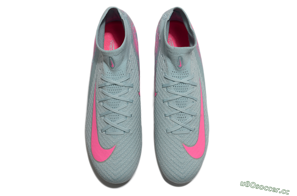 Men's Nike Air Zoom Mercurial Superfly 10 Elite SG Soft Ground High-Tops Football Boots - Jade/Pink 4
