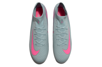 Men's Nike Air Zoom Mercurial Superfly 10 Elite SG Soft Ground High-Tops Football Boots - Jade/Pink