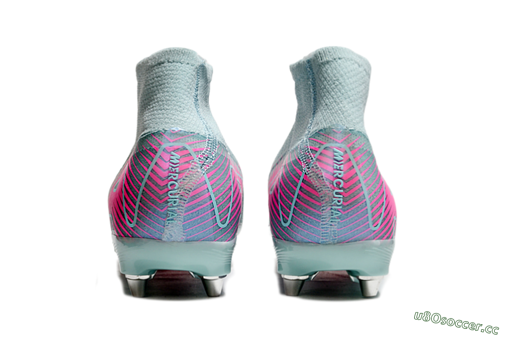 Men's Nike Air Zoom Mercurial Superfly 10 Elite SG Soft Ground High-Tops Football Boots - Jade/Pink 5