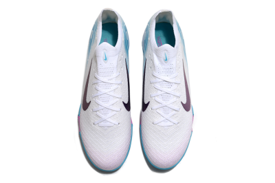 Unisex Nike Air Zoom Mercurial Vapor 16 Elite TF Artificial Turf Low-Tops Football Shoes - White/Purple/Jade