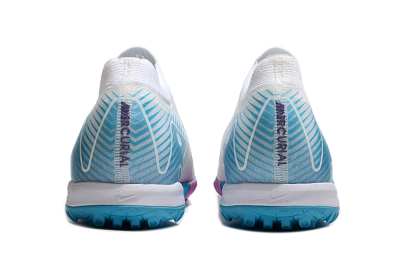 Unisex Nike Air Zoom Mercurial Vapor 16 Elite TF Artificial Turf Low-Tops Football Shoes - White/Purple/Jade