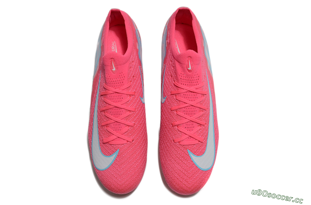 Unisex Nike Air Zoom Mercurial Vapor 16 Elite FG Firm Ground Low-Tops Football Boots - Pink/White/Jade 4