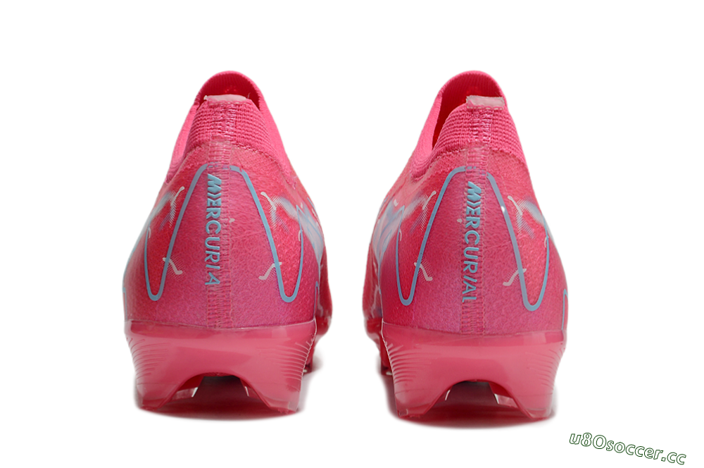 Unisex Nike Air Zoom Mercurial Vapor 16 Elite FG Firm Ground Low-Tops Football Boots - Pink/White/Jade 5