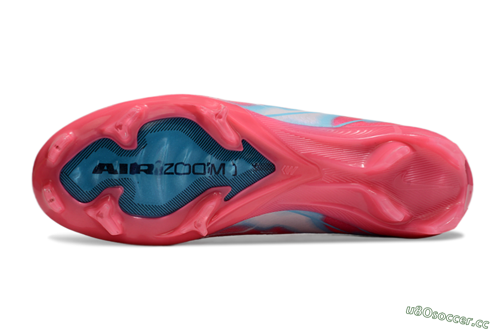 Unisex Nike Air Zoom Mercurial Vapor 16 Elite FG Firm Ground Low-Tops Football Boots - Pink/White/Jade 6