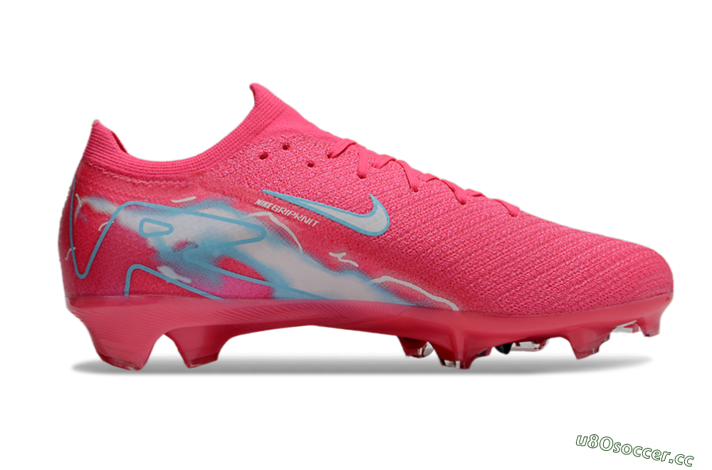 Unisex Nike Air Zoom Mercurial Vapor 16 Elite FG Firm Ground Low-Tops Football Boots - Pink/White/Jade 7