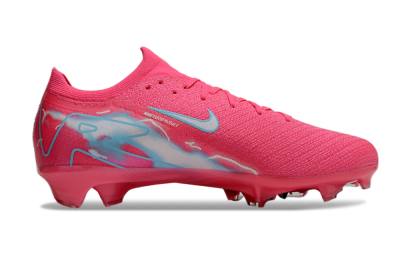 Unisex Nike Air Zoom Mercurial Vapor 16 Elite FG Firm Ground Low-Tops Football Boots - Pink/White/Jade