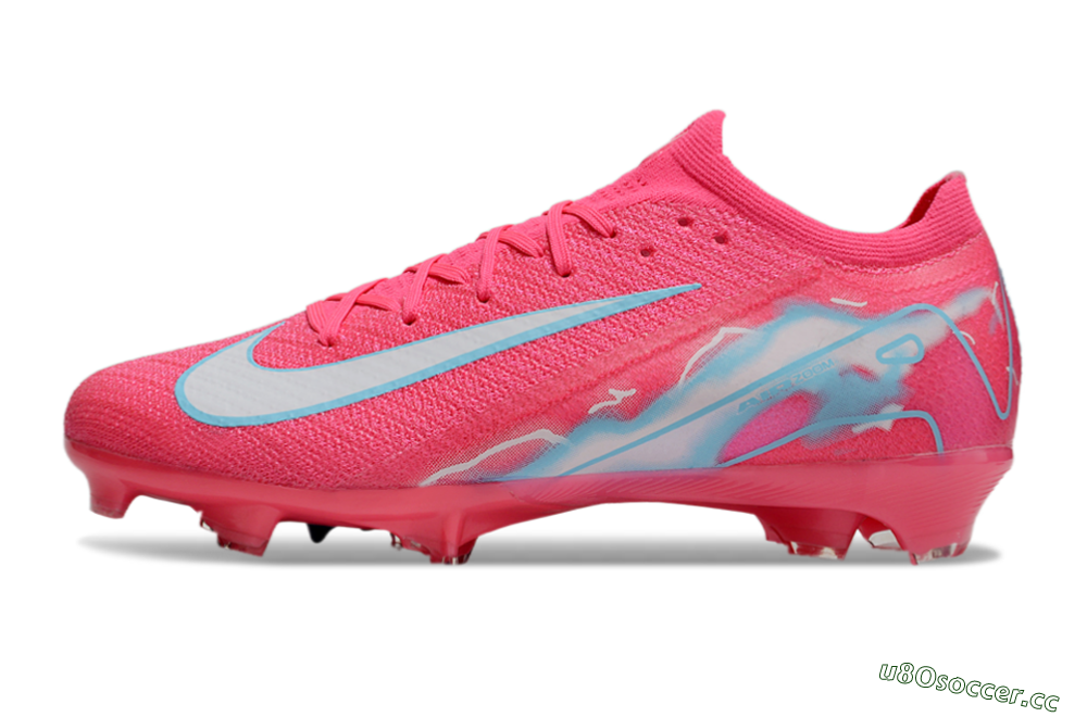 Unisex Nike Air Zoom Mercurial Vapor 16 Elite FG Firm Ground Low-Tops Football Boots - Pink/White/Jade 0