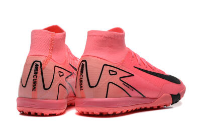 Unisex Nike Air Zoom Mercurial Superfly 10 Elite TF Artificial Turf High-Tops Football Shoes - Red/Black