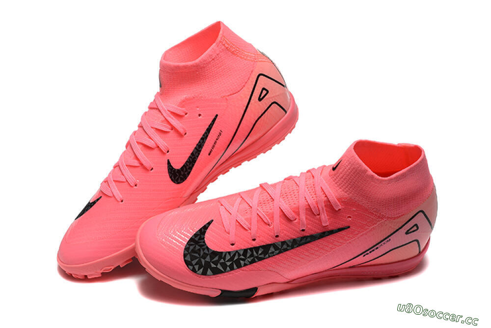 Unisex Nike Air Zoom Mercurial Superfly 10 Elite TF Artificial Turf High-Tops Football Shoes - Red/Black 3