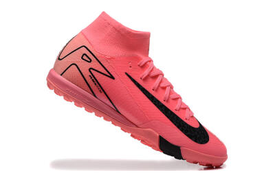 Unisex Nike Air Zoom Mercurial Superfly 10 Elite TF Artificial Turf High-Tops Football Shoes - Red/Black