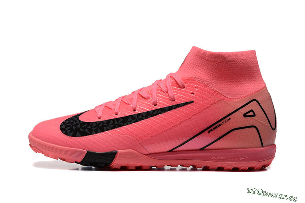 Unisex Nike Air Zoom Mercurial Superfly 10 Elite TF Artificial Turf High-Tops Football Shoes - Red/Black 0