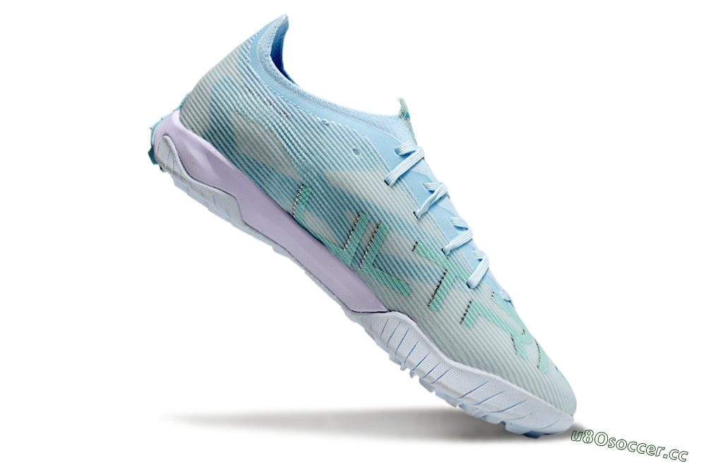 Men's Puma Ultra Ultimate TF Artificial Turf Low-Tops Football Boots - Jade/Silver/Blue 4
