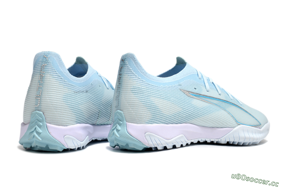 Men's Puma Ultra Ultimate TF Artificial Turf Low-Tops Football Boots - Jade/Silver/Blue 6
