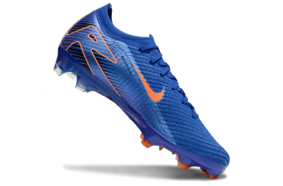 Men's Nike Air Zoom Mercurial Vapor 16 Elite FG Firm Ground Low-Tops Football Boots - Blue/Orange