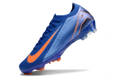 Men's Nike Air Zoom Mercurial Vapor 16 Elite FG Firm Ground Low-Tops Football Boots - Blue/Orange