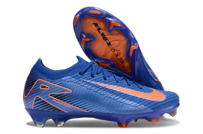 Men's Nike Air Zoom Mercurial Vapor 16 Elite FG Firm Ground Low-Tops Football Boots - Blue/Orange