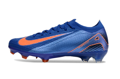Men's Nike Air Zoom Mercurial Vapor 16 Elite FG Firm Ground Low-Tops Football Boots - Blue/Orange