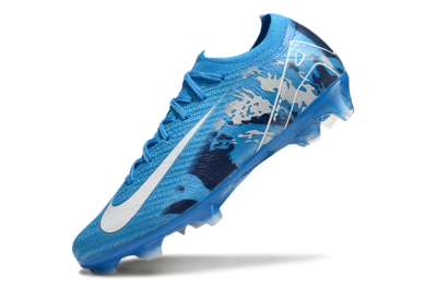 Men's Nike Air Zoom Mercurial Vapor 16 Elite FG Firm Ground Low-Tops Football Boots - Blue/White