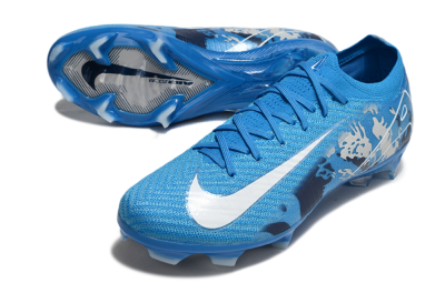 Men's Nike Air Zoom Mercurial Vapor 16 Elite FG Firm Ground Low-Tops Football Boots - Blue/White
