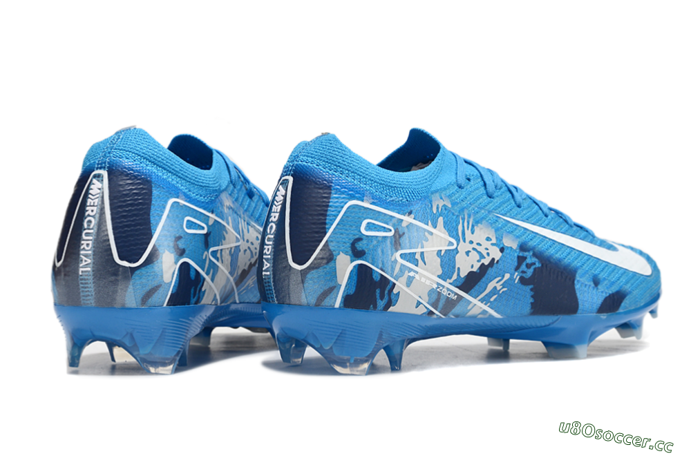 Men's Nike Air Zoom Mercurial Vapor 16 Elite FG Firm Ground Low-Tops Football Boots - Blue/White 6
