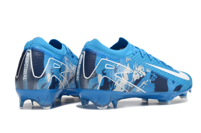 Men's Nike Air Zoom Mercurial Vapor 16 Elite FG Firm Ground Low-Tops Football Boots - Blue/White