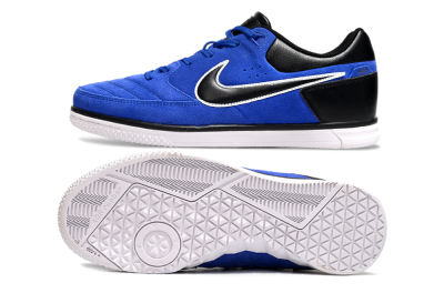 Men's Nike Street Gato IC Indoor & Futsal Low-Tops Football Shoes - Blue/Black/White