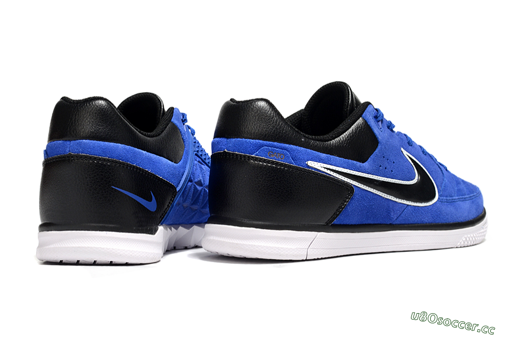 Men's Nike Street Gato IC Indoor & Futsal Low-Tops Football Shoes - Blue/Black/White 6