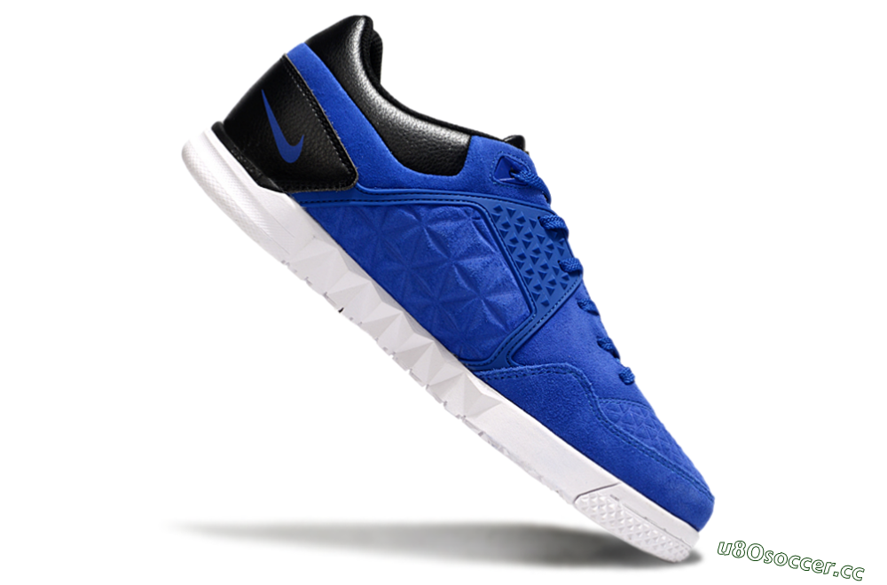 Men's Nike Street Gato IC Indoor & Futsal Low-Tops Football Shoes - Blue/Black/White 4