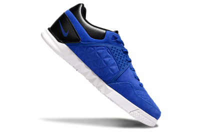 Men's Nike Street Gato IC Indoor & Futsal Low-Tops Football Shoes - Blue/Black/White
