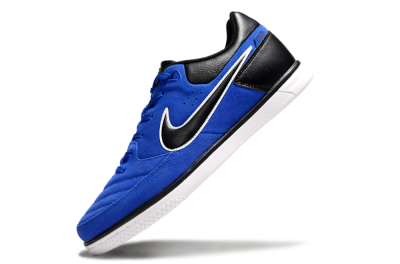 Men's Nike Street Gato IC Indoor & Futsal Low-Tops Football Shoes - Blue/Black/White