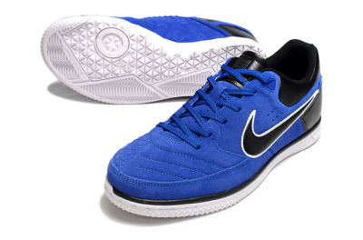 Men's Nike Street Gato IC Indoor & Futsal Low-Tops Football Shoes - Blue/Black/White