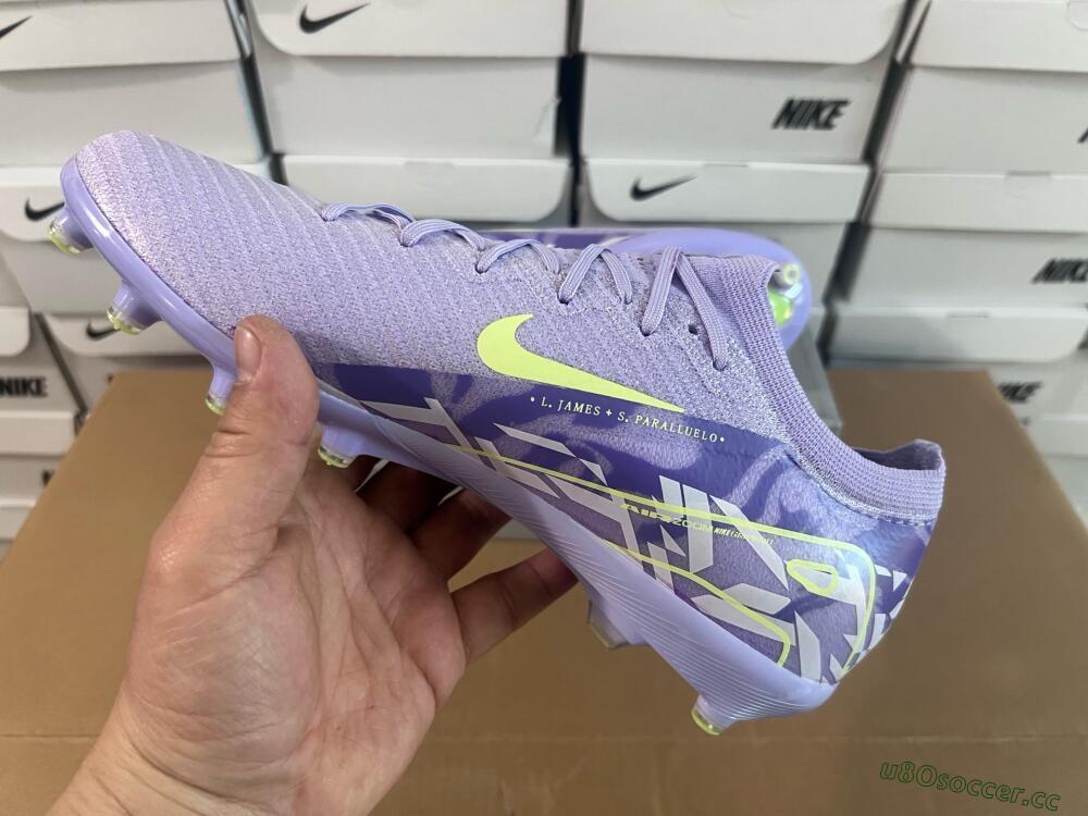 Men's Nike Air Zoom Mercurial Vapor 16 Elite AG Artificial Grass Low-Tops Football Boots - Purple/Yellow/Blue