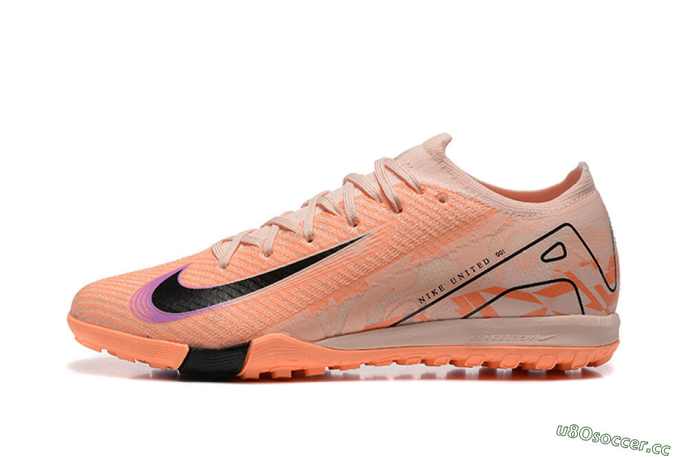 Men's Nike Air Zoom Mercurial Vapor 16 Elite TF Artificial Turf Low-Tops Football Shoes - Pink/Purple/Black 0