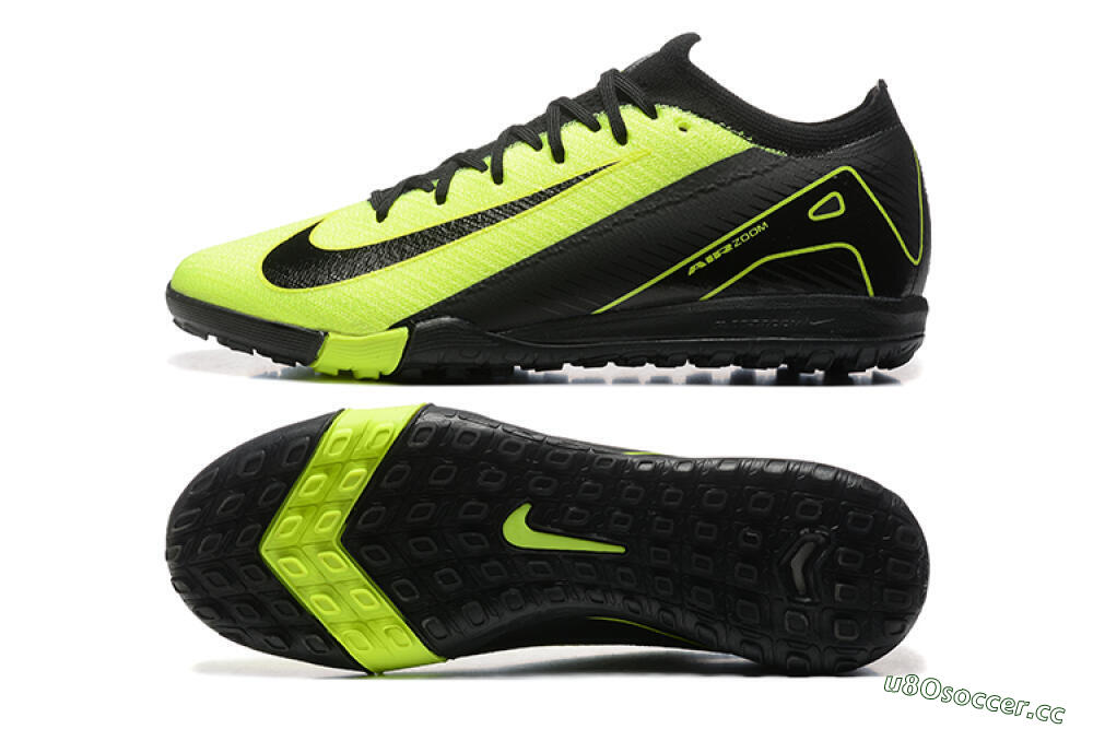 Men's Nike Air Zoom Mercurial Vapor 16 Elite TF Artificial Turf Low-Tops Football Shoes - Yellow/Black 1
