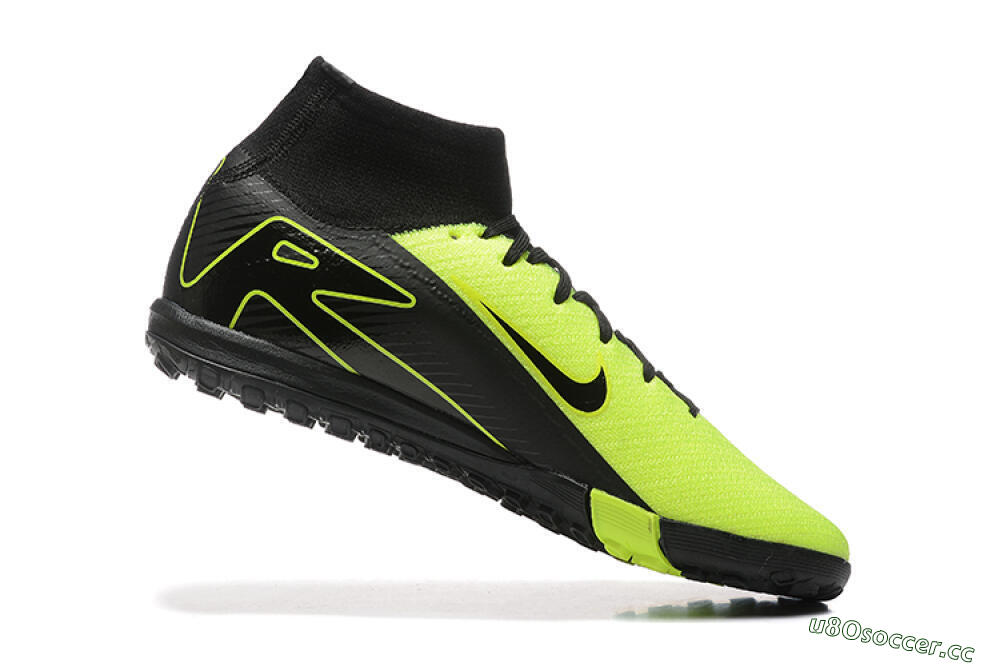 Men's Nike Air Zoom Mercurial Superfly 10 Elite TF Artificial Turf High-Tops Football Shoes - Yellow/Black 7