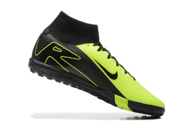 Men's Nike Air Zoom Mercurial Superfly 10 Elite TF Artificial Turf High-Tops Football Shoes - Yellow/Black