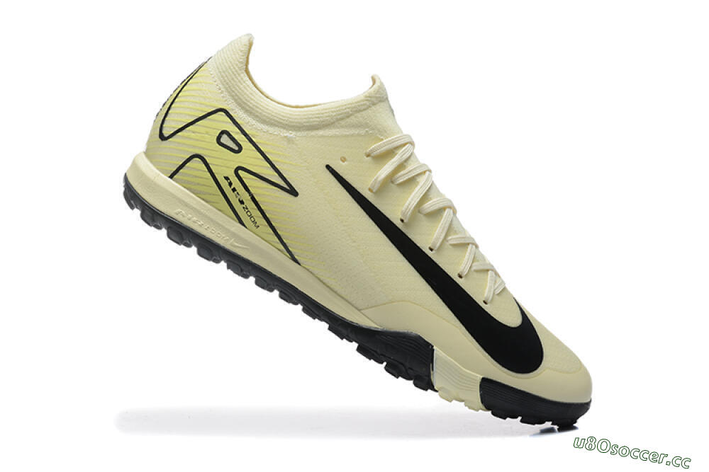 Unisex Nike Air Zoom Mercurial Vapor 16 Elite TF Artificial Turf Low-Tops Football Shoes - Beige/Black 4